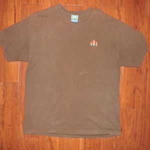 Bored Teenager Brown Mushroom T-shirt